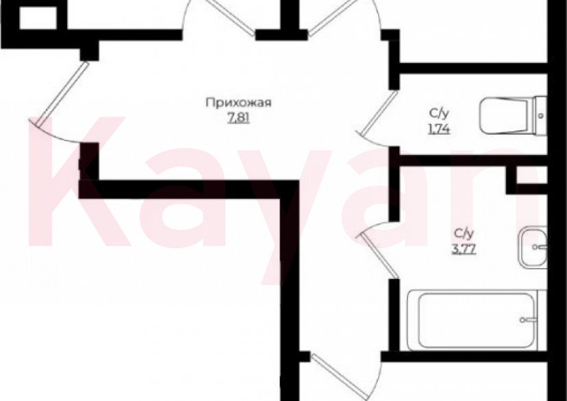 Продажа 2-комн. квартиры, 57.02 кв.м фото 0