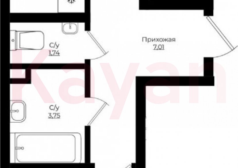 Продажа 1-комн. квартиры, 41.81 кв.м фото 0