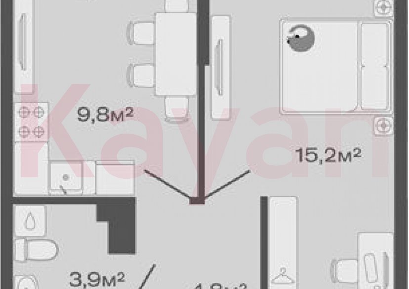 Продажа 1-комн. квартиры, 33.7 кв.м фото 0