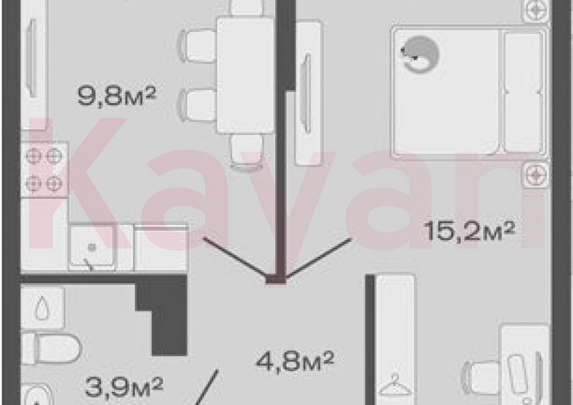 Продажа 1-комн. квартиры, 33.7 кв.м фото 0