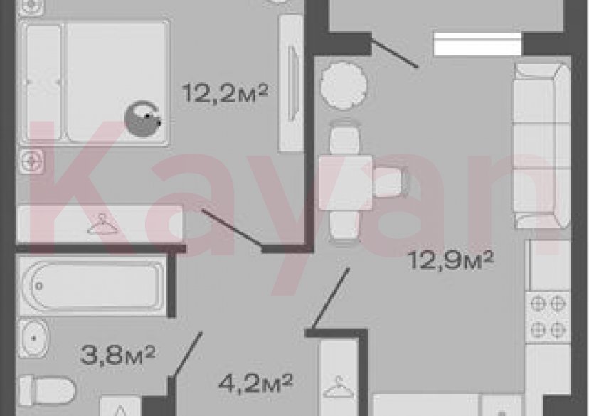 Продажа 1-комн. квартиры, 33.1 кв.м фото 0