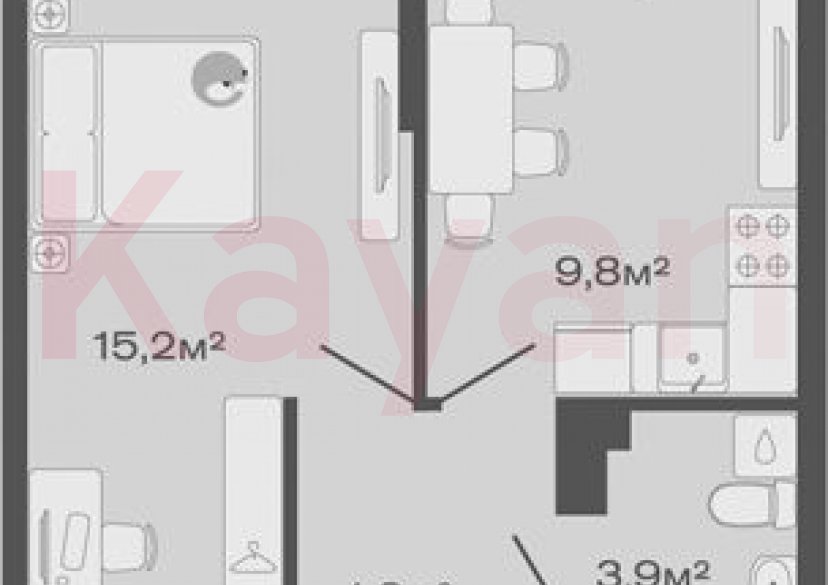 Продажа 1-комн. квартиры, 33.7 кв.м фото 0