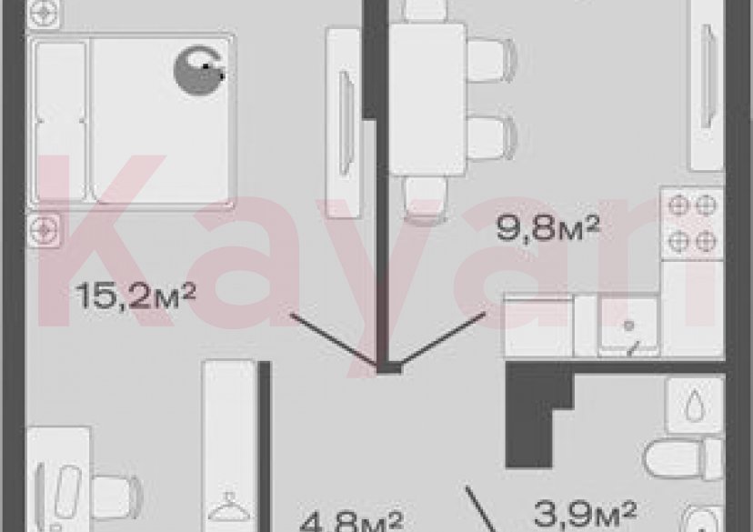 Продажа 1-комн. квартиры, 33.7 кв.м фото 0