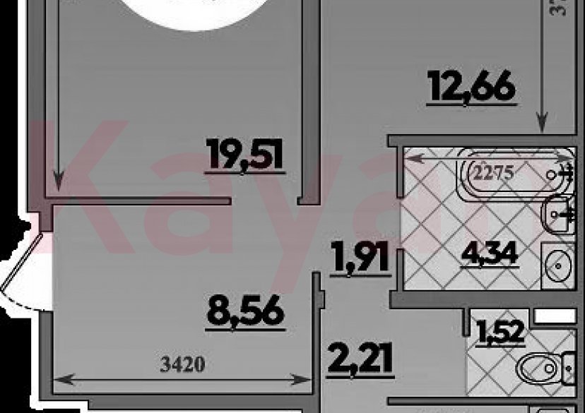 Продажа 2-комн. квартиры, 65.99 кв.м фото 0