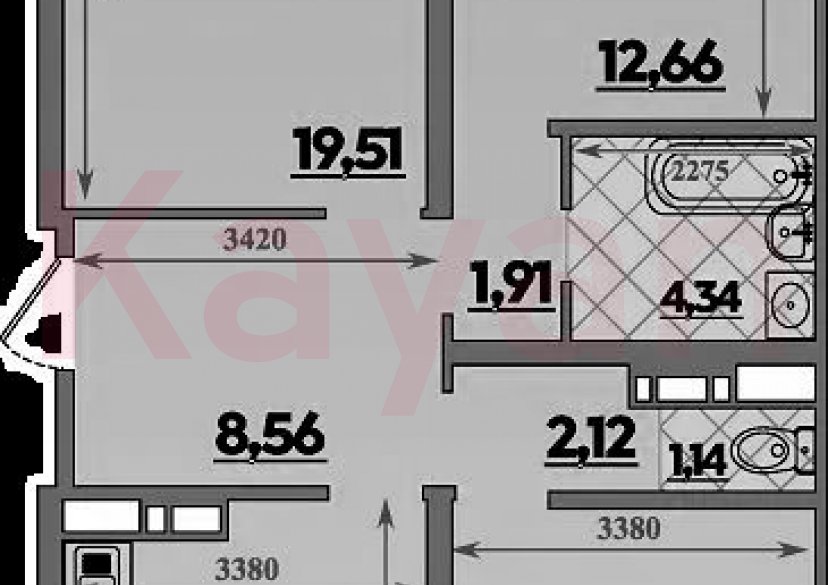 Продажа 3-комн. квартиры, 84.24 кв.м фото 0