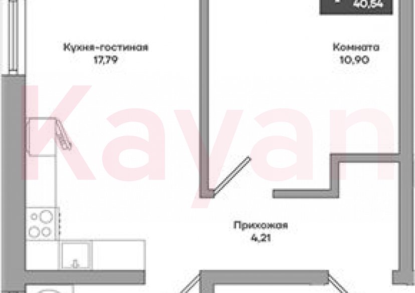 Продажа 1-комн. квартиры, 37.71 кв.м фото 0