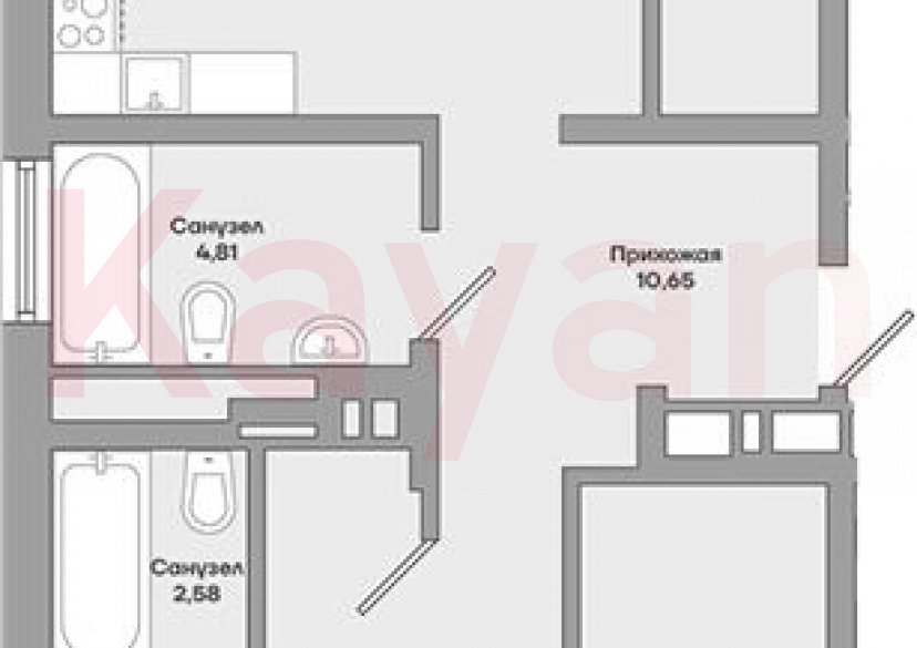 Продажа 3-комн. квартиры, 80.21 кв.м фото 0