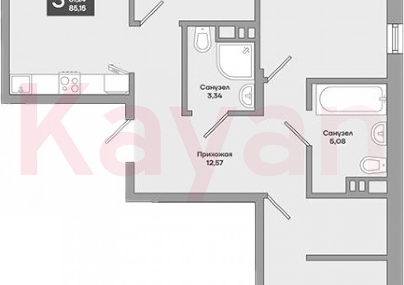 Продажа 4-комн. квартиры, 81.24 кв.м фото 0