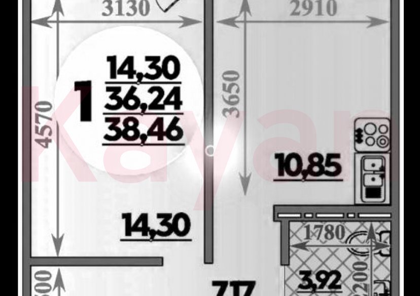 Продажа 1-комн. квартиры, 36.24 кв.м фото 0