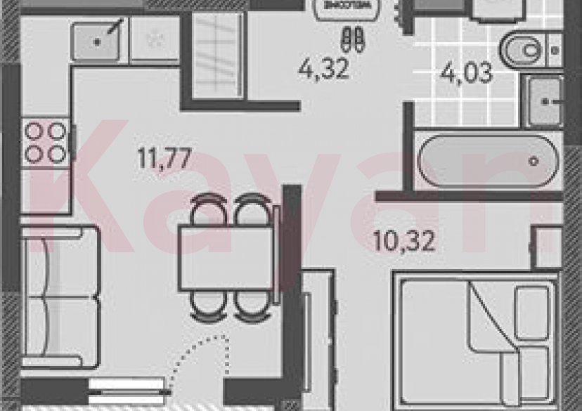 Продажа 1-комн. квартиры, 30.44 кв.м фото 0