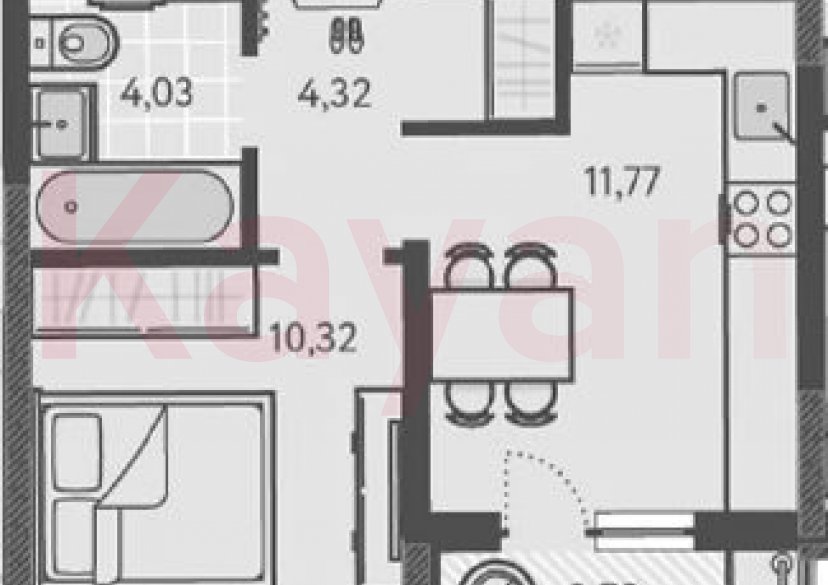 Продажа 1-комн. квартиры, 30.44 кв.м фото 0