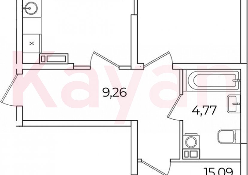 Продажа 2-комн. квартиры, 68.27 кв.м фото 0