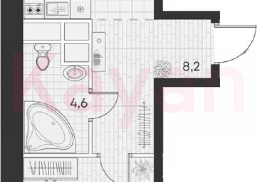 Продажа 2-комн. квартиры, 48.8 кв.м фото 0