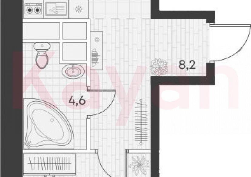 Продажа 2-комн. квартиры, 48.8 кв.м фото 0