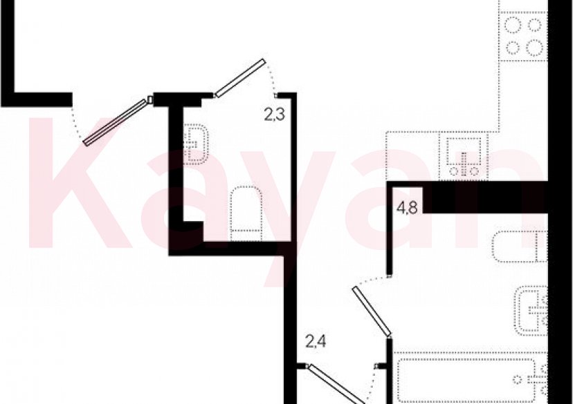 Продажа 3-комн. квартиры, 59 кв.м фото 0