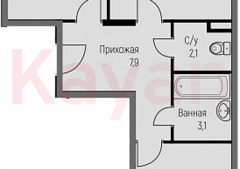 Продажа 2-комн. квартиры, 57.8 кв.м фото 0