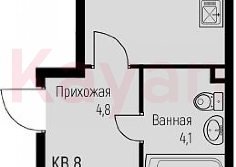 Продажа 1-комн. квартиры, 39.8 кв.м фото 0