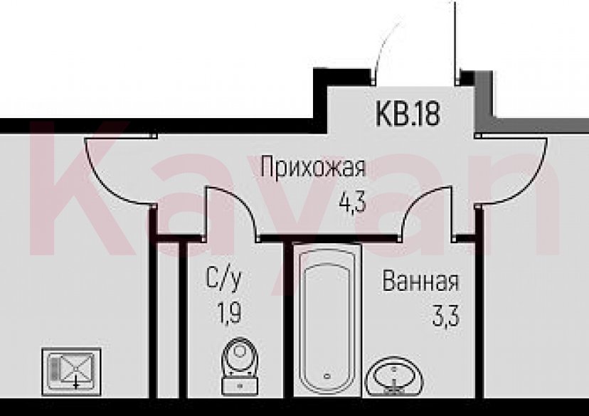 Продажа 1-комн. квартиры, 37.7 кв.м фото 0