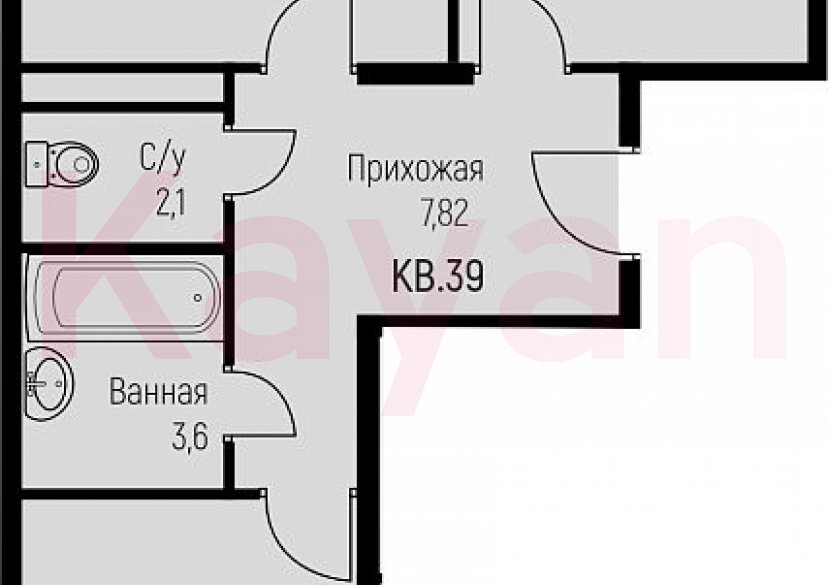 Продажа 2-комн. квартиры, 57.72 кв.м фото 0