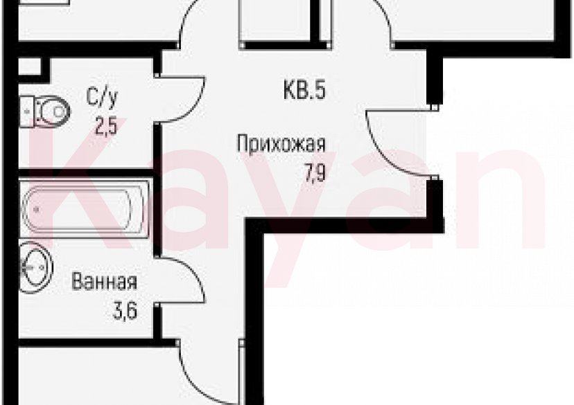 Продажа 2-комн. квартиры, 58.9 кв.м фото 0