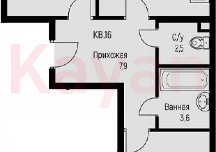 Продажа 2-комн. квартиры, 58.9 кв.м фото 0