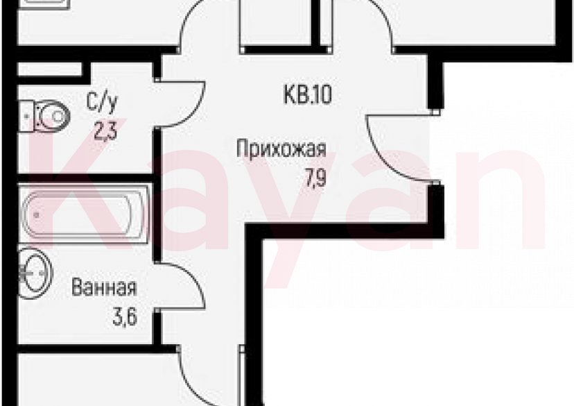 Продажа 2-комн. квартиры, 58.7 кв.м фото 0