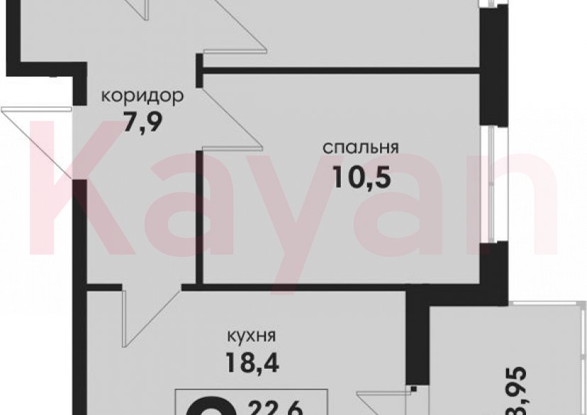 Продажа 3-комн. квартиры, 52.9 кв.м фото 0