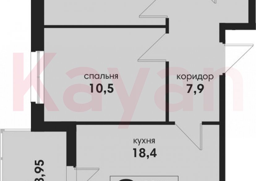 Продажа 3-комн. квартиры, 52.9 кв.м фото 0