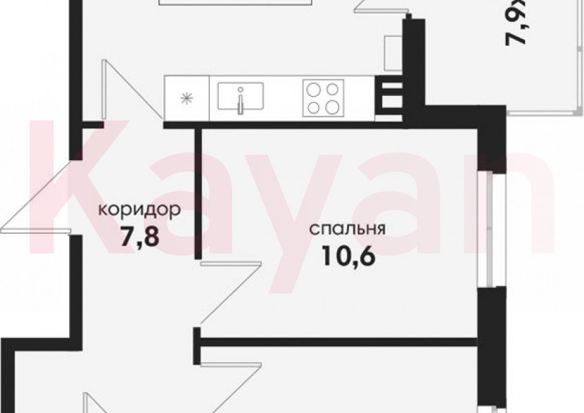 Продажа 3-комн. квартиры, 52.8 кв.м фото 0