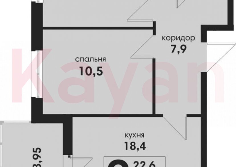 Продажа 3-комн. квартиры, 52.9 кв.м фото 0