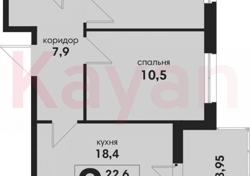 Продажа 3-комн. квартиры, 52.9 кв.м фото 0