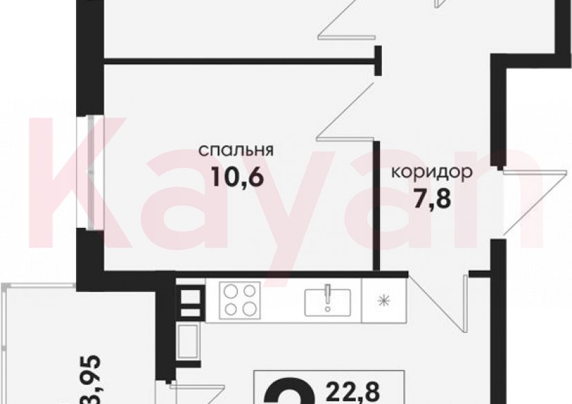 Продажа 3-комн. квартиры, 52.8 кв.м фото 0