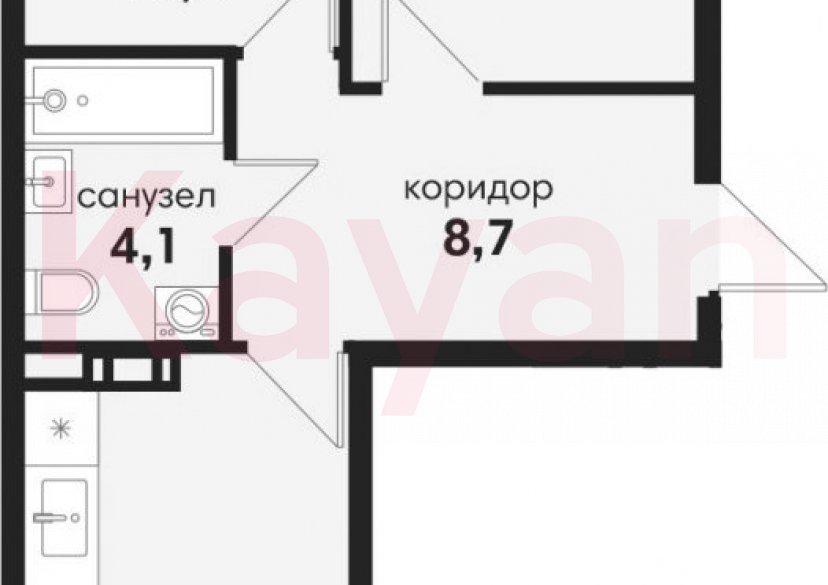 Продажа 3-комн. квартиры, 54.3 кв.м фото 0