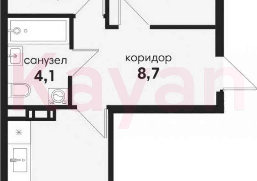 Продажа 3-комн. квартиры, 54.3 кв.м фото 0