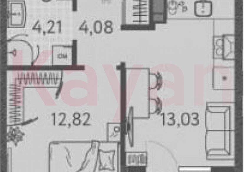 Продажа 1-комн. квартиры, 34.14 кв.м фото 0