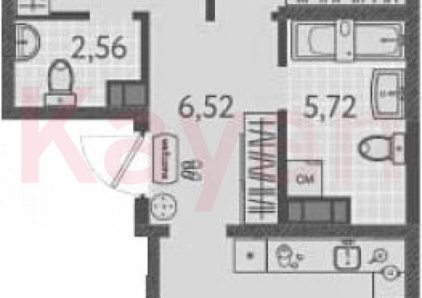 Продажа 2-комн. квартиры, 57.31 кв.м фото 0