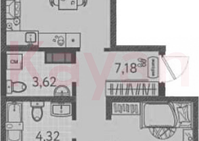 Продажа 2-комн. квартиры, 60.11 кв.м фото 0