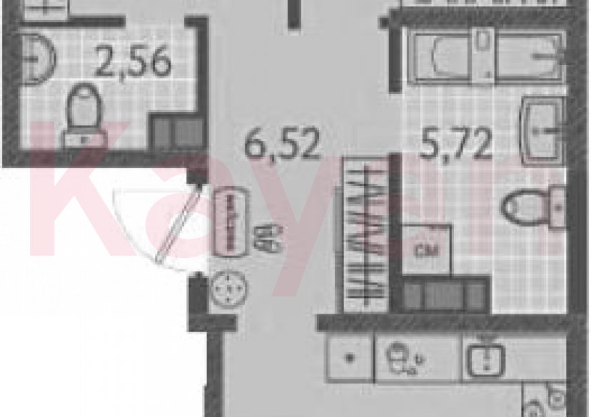 Продажа 2-комн. квартиры, 57.31 кв.м фото 0