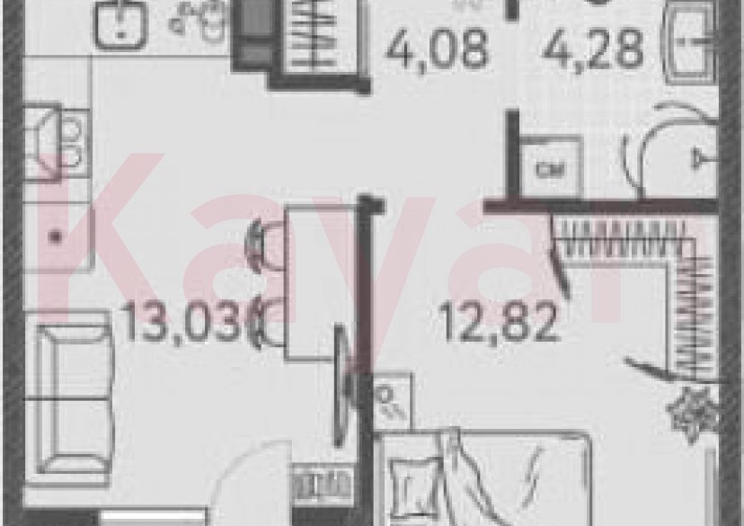 Продажа 1-комн. квартиры, 34.21 кв.м фото 0