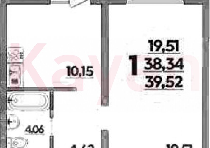 Продажа 1-комн. квартиры, 38.34 кв.м фото 0