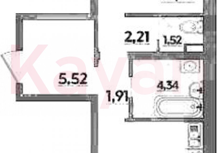 Продажа 1-комн. квартиры, 43.43 кв.м фото 0