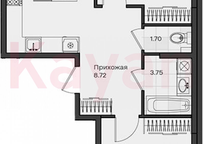 Продажа 2-комн. квартиры, 66.55 кв.м фото 0