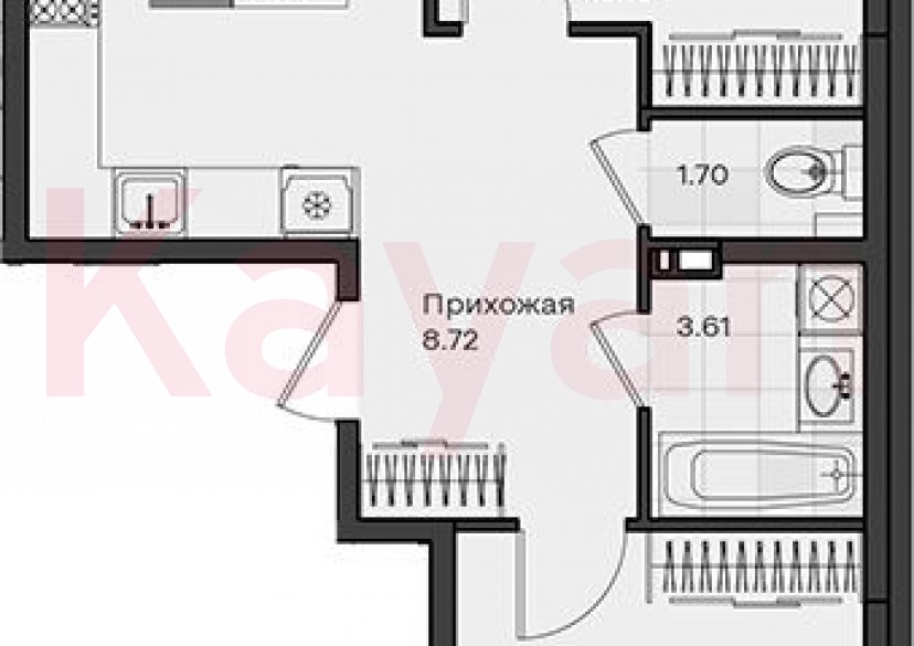 Продажа 2-комн. квартиры, 66.41 кв.м фото 0