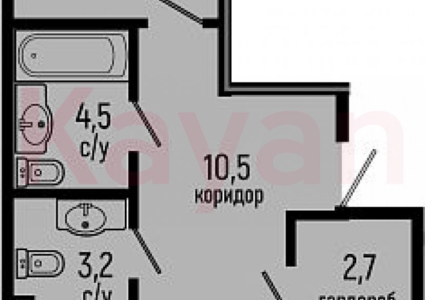 Продажа 2-комн. квартиры, 66.4 кв.м фото 0