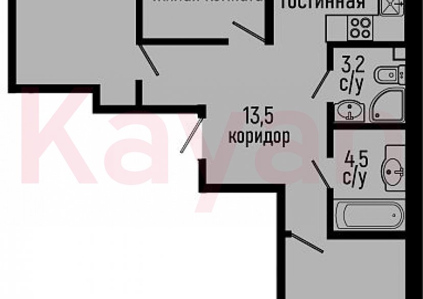 Продажа 3-комн. квартиры, 85.5 кв.м фото 0