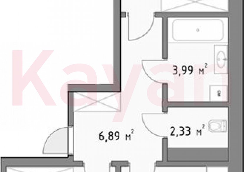 Продажа 2-комн. квартиры, 57.01 кв.м фото 0